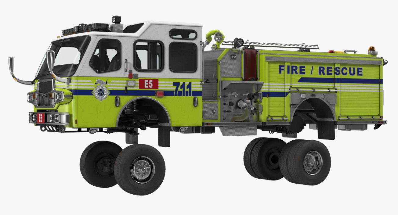 Fire Department E-One Quest Pumper 3D model