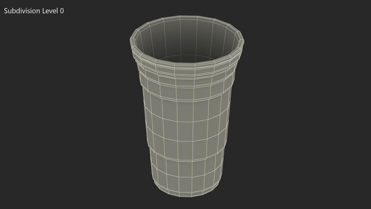 3D Reusable Plastic Party Cup