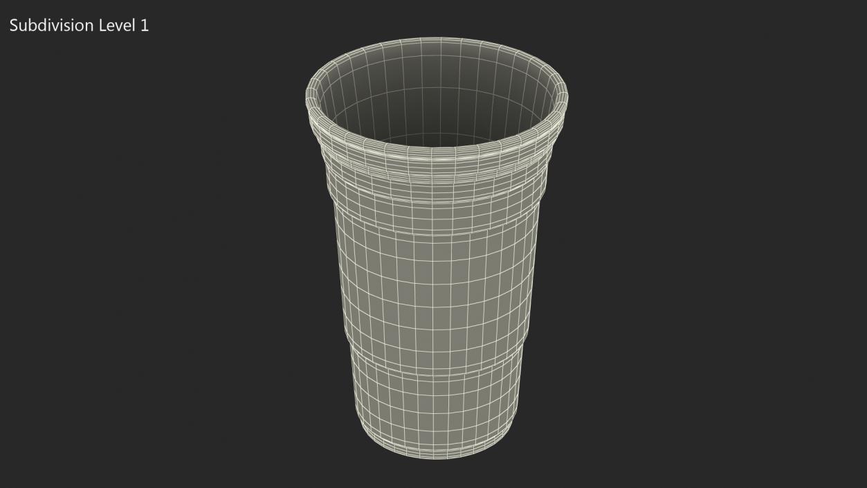 3D Reusable Plastic Party Cup