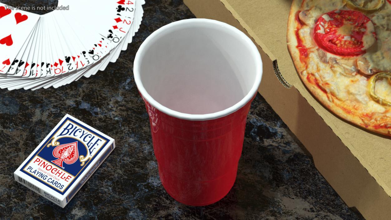 3D Reusable Plastic Party Cup