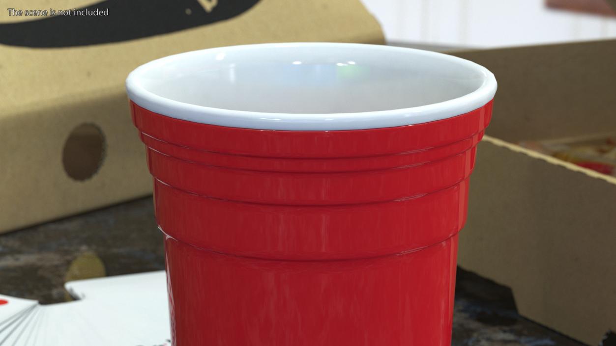 3D Reusable Plastic Party Cup