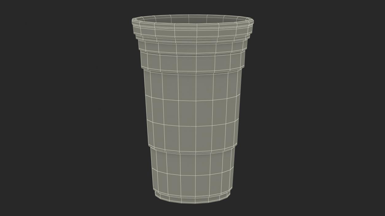 3D Reusable Plastic Party Cup