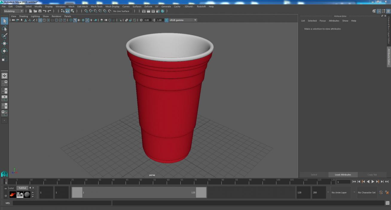 3D Reusable Plastic Party Cup