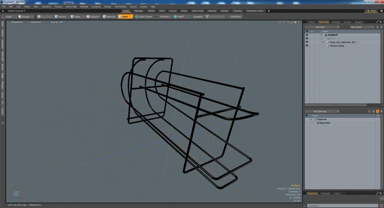 3D Soda Can Dispenser model