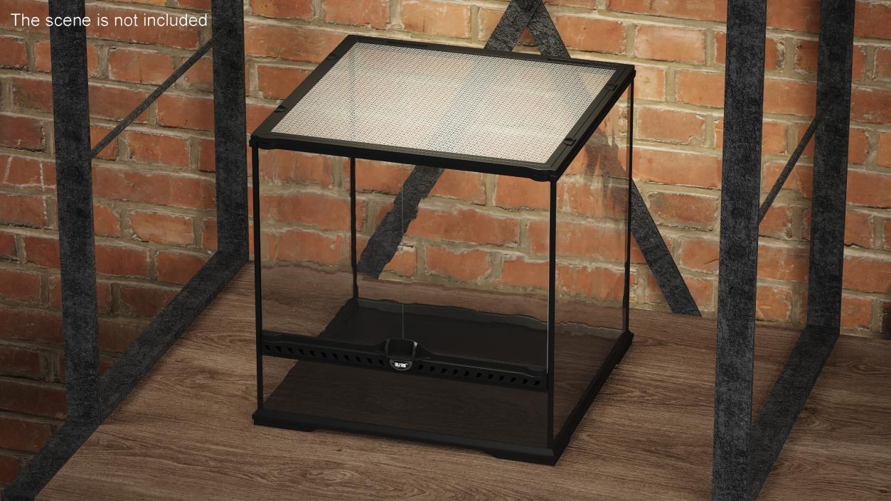 Small Empty Cubic Terrarium 3D