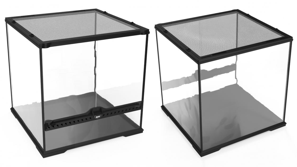 Small Empty Cubic Terrarium 3D