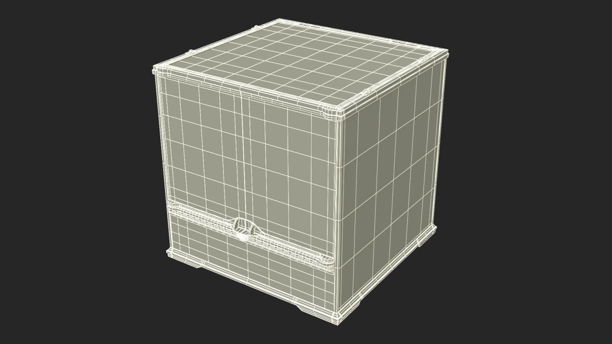 Small Empty Cubic Terrarium 3D