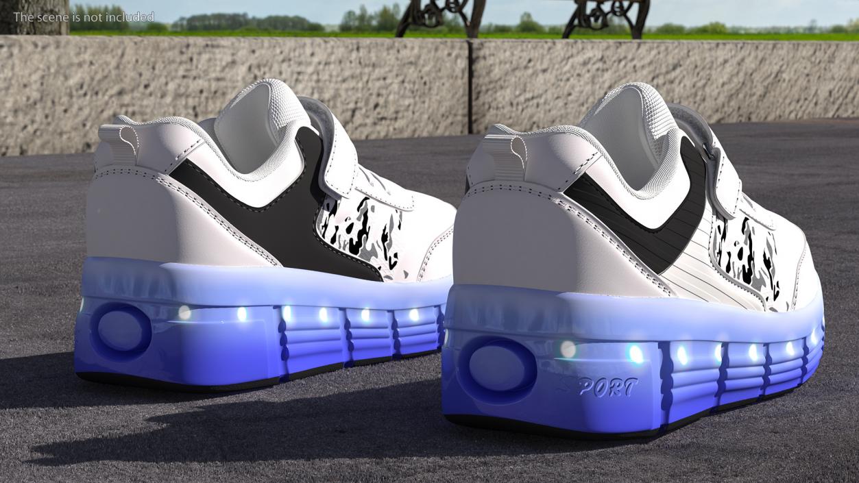 Shoes Light White 3D