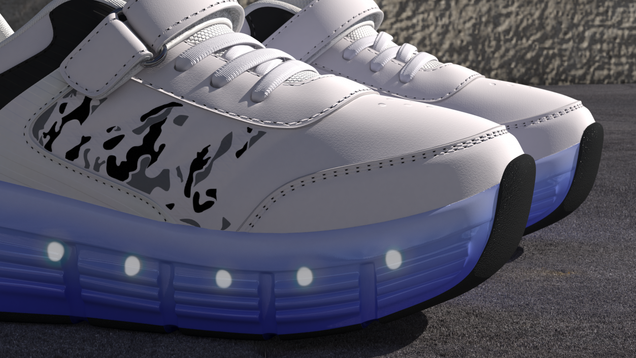 Shoes Light White 3D