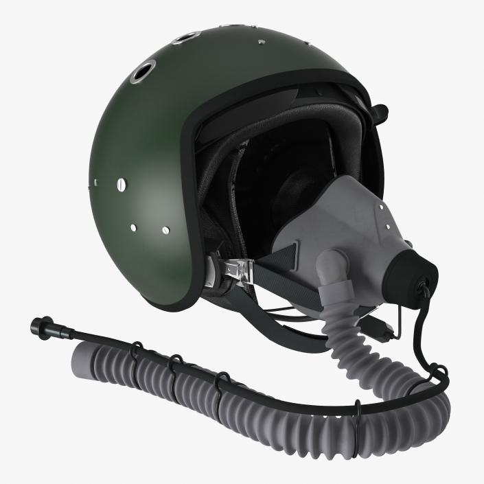 3D Jet Fighter Pilot Helmet 2