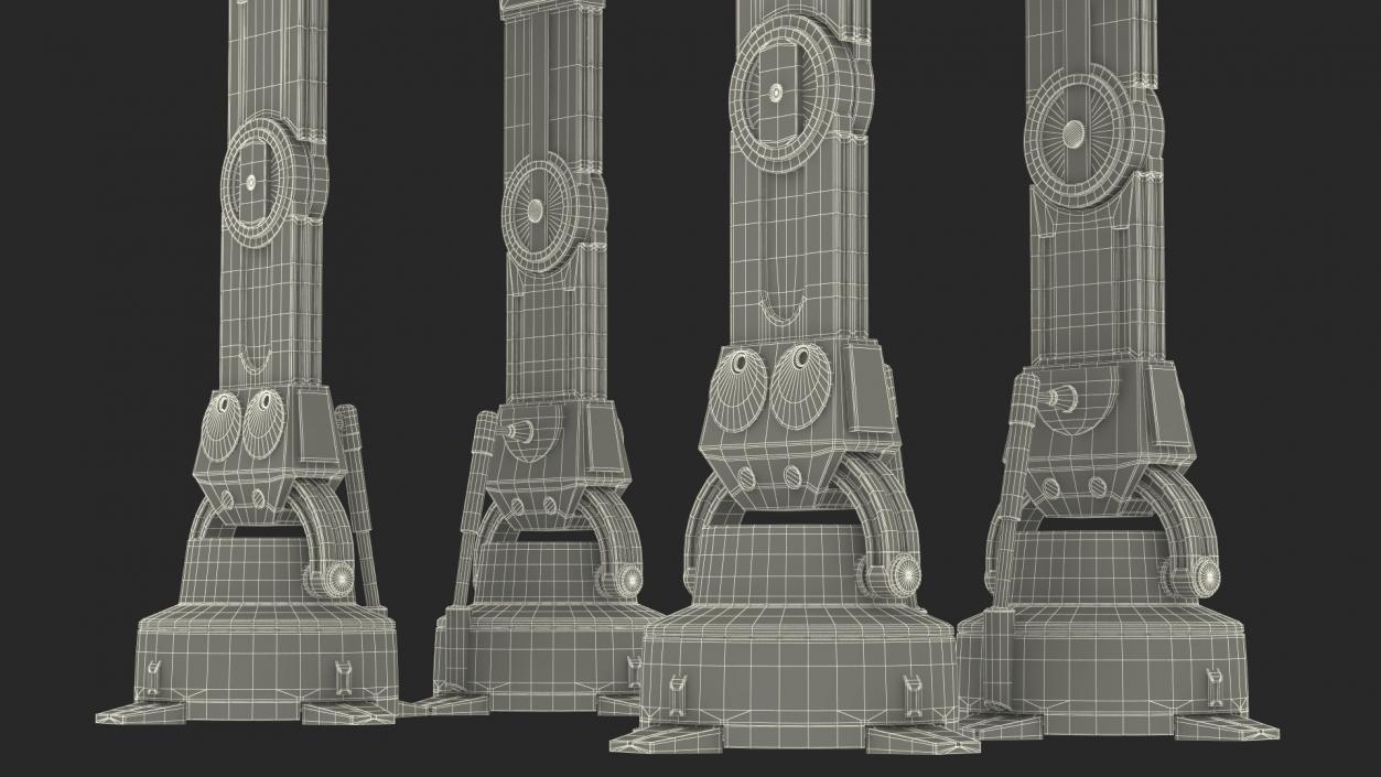 3D Star Wars AT-AT Rigged for Maya