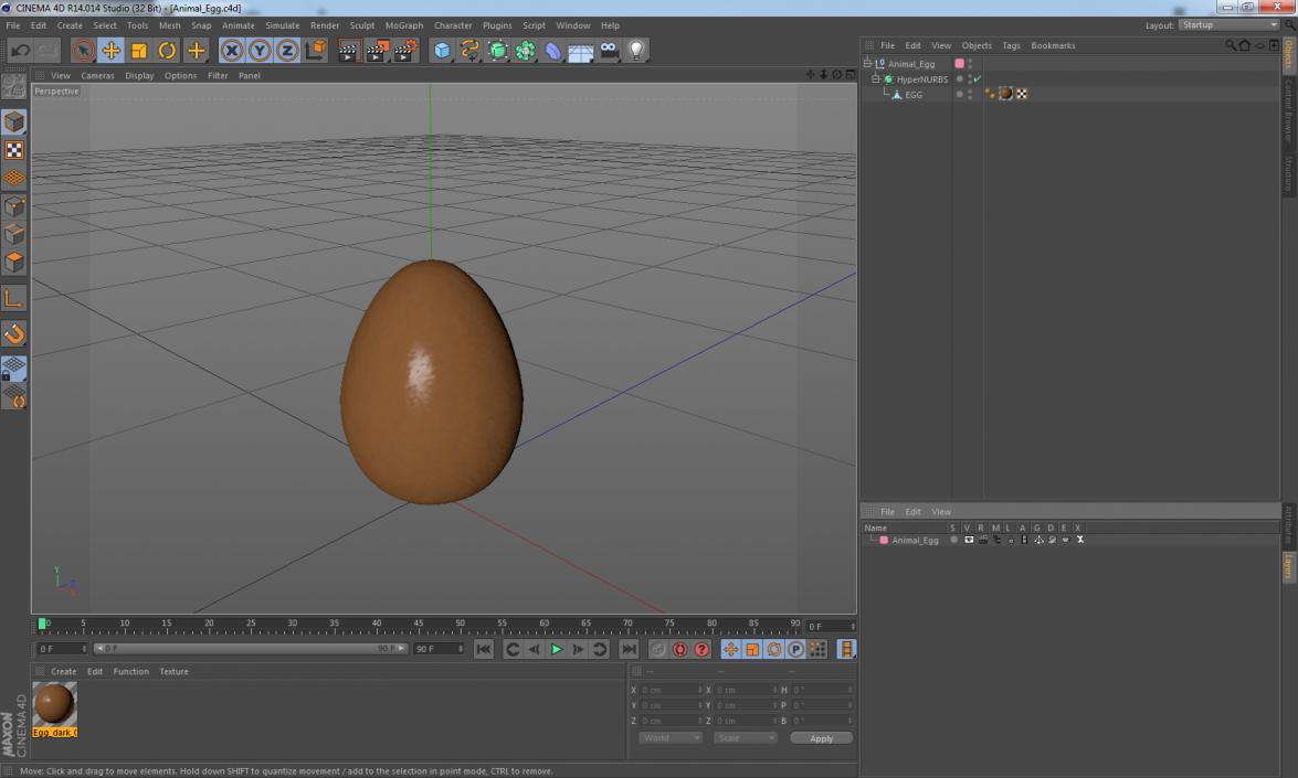 3D model Animal Egg