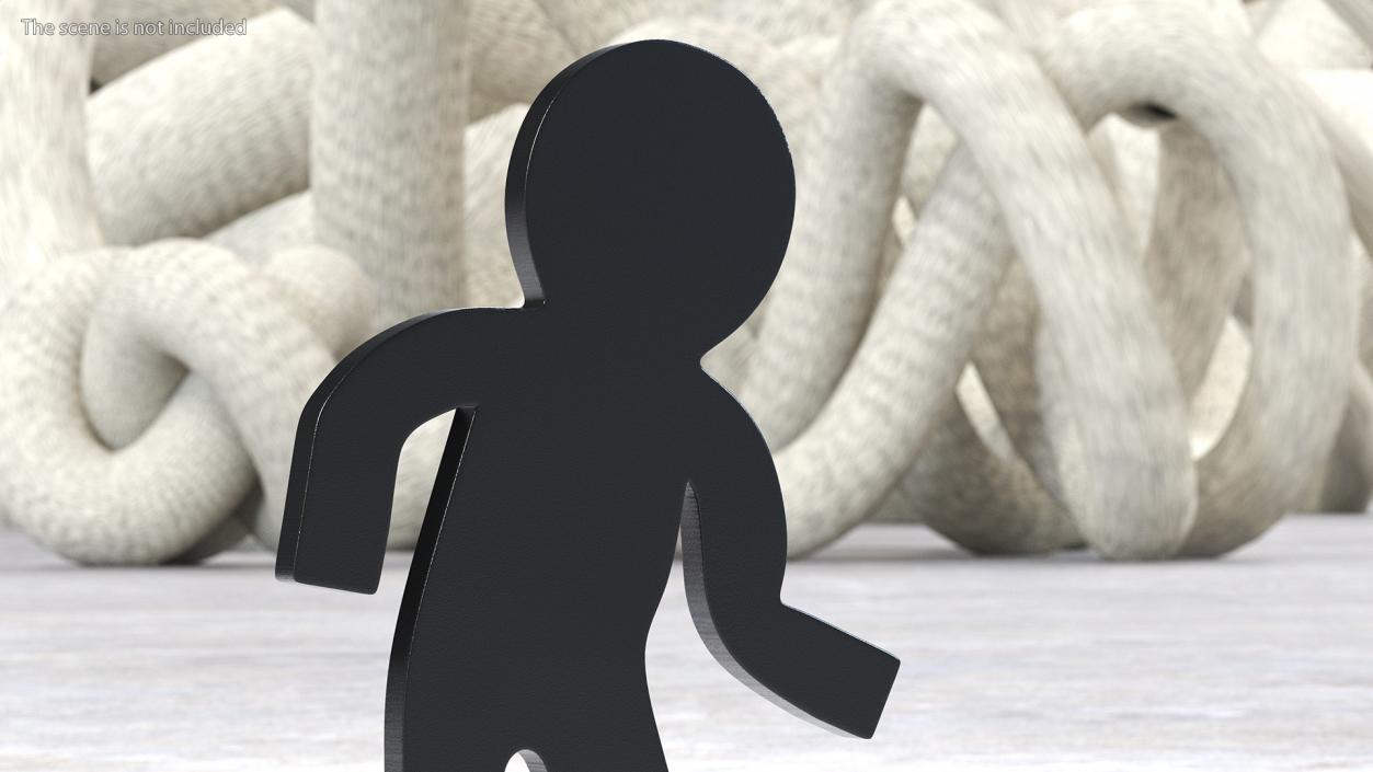 Plastic Stickman Collection 3D