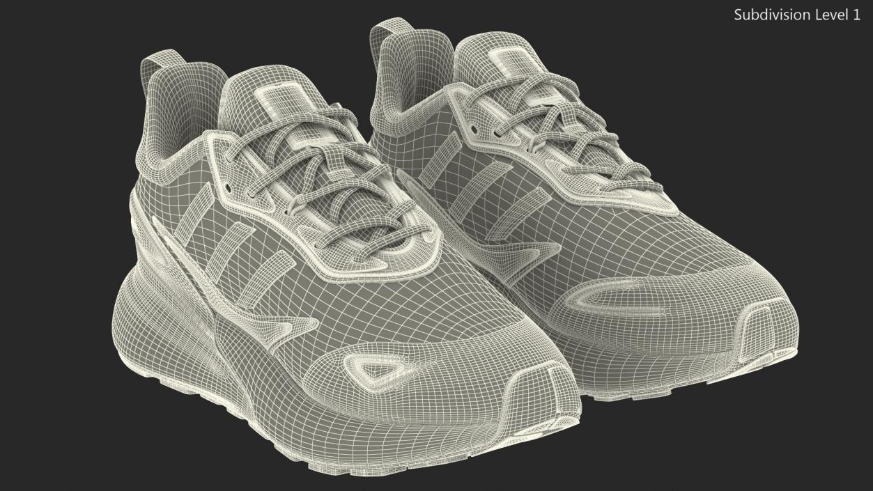 Adidas ZX 2K Boost Shoes 3D model