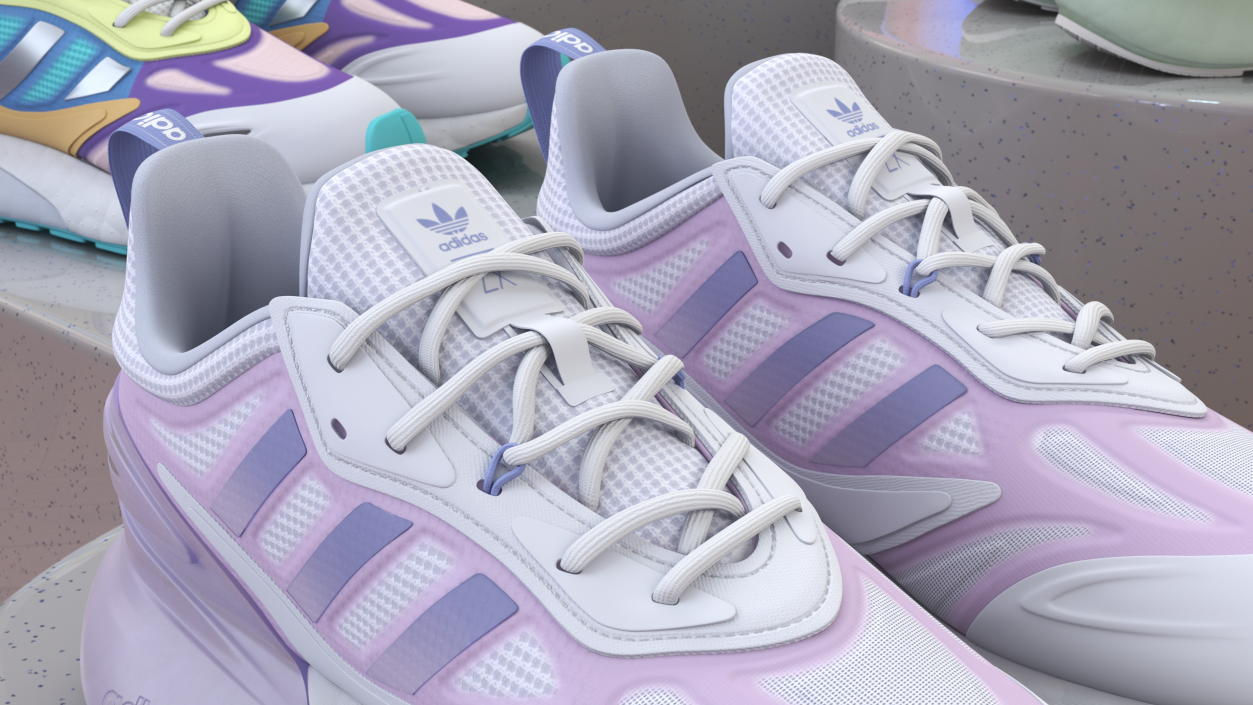 Adidas ZX 2K Boost Shoes 3D model