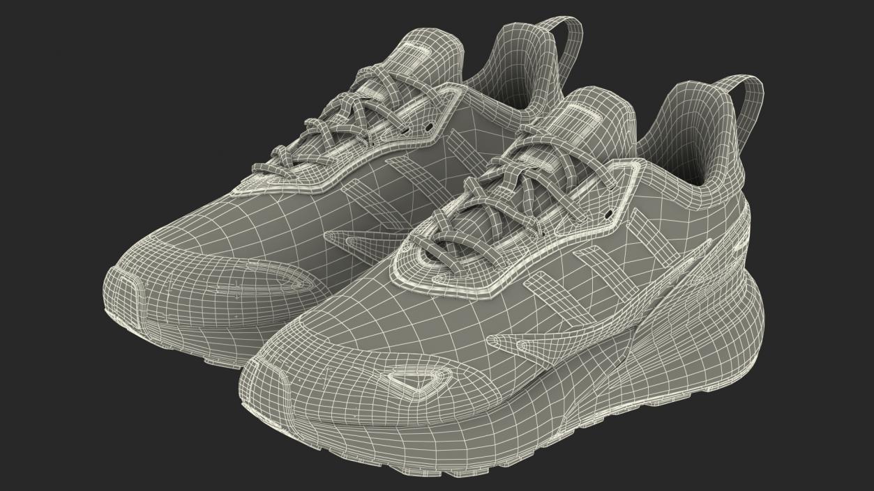 Adidas ZX 2K Boost Shoes 3D model