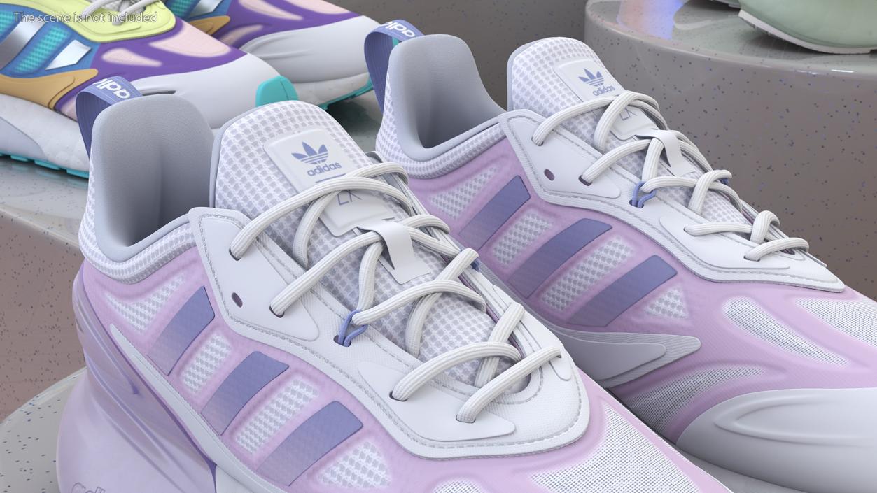 Adidas ZX 2K Boost Shoes 3D model