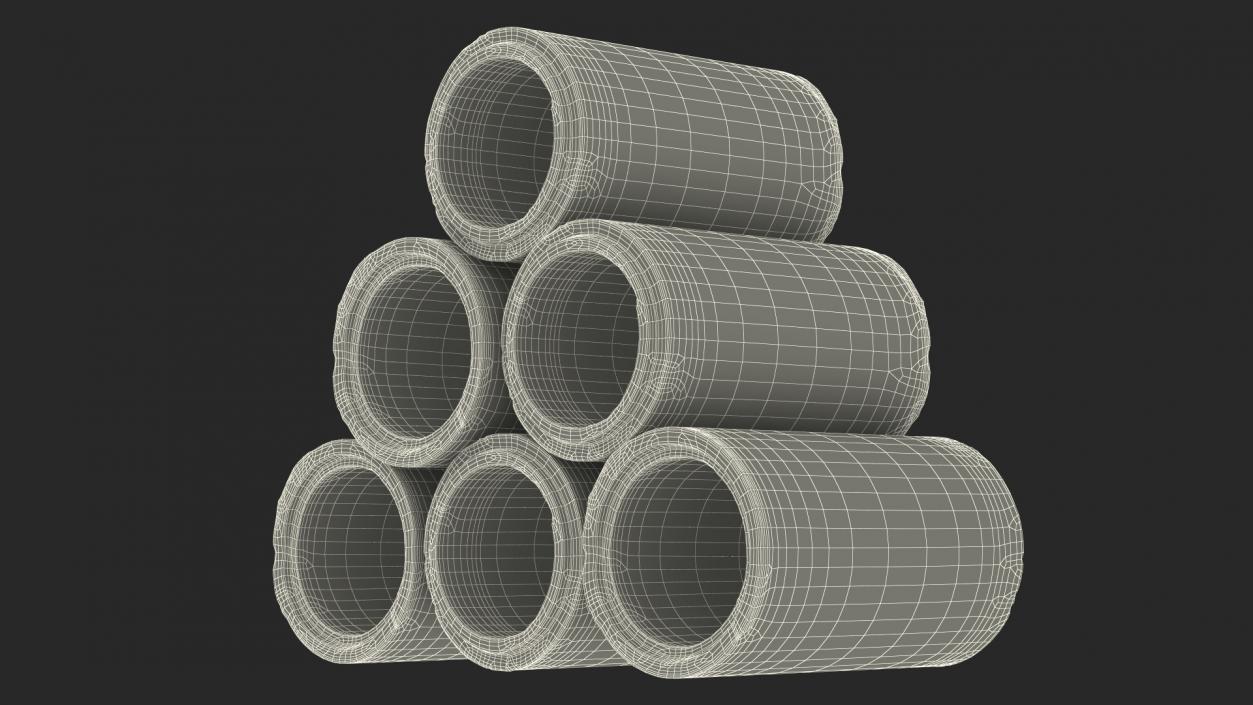 Concrete Drainage Pipe 3D