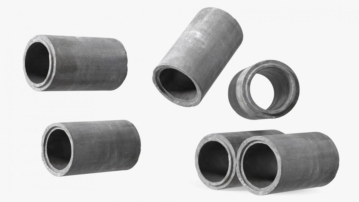 Concrete Drainage Pipe 3D