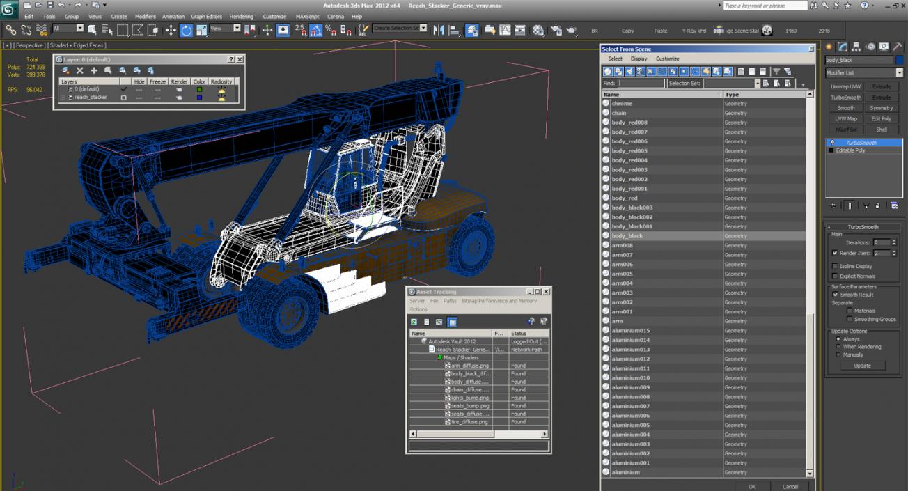 3D Reach Stacker Generic