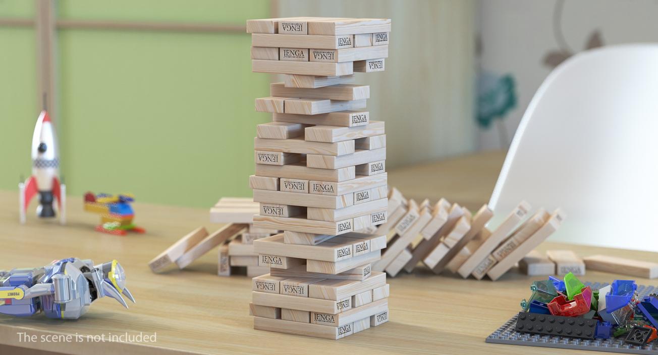 Jenga Tower Collection 3D