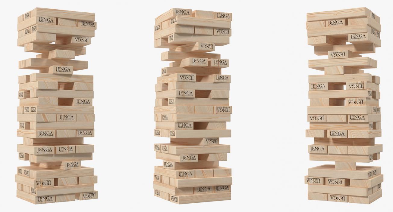 Jenga Tower Collection 3D