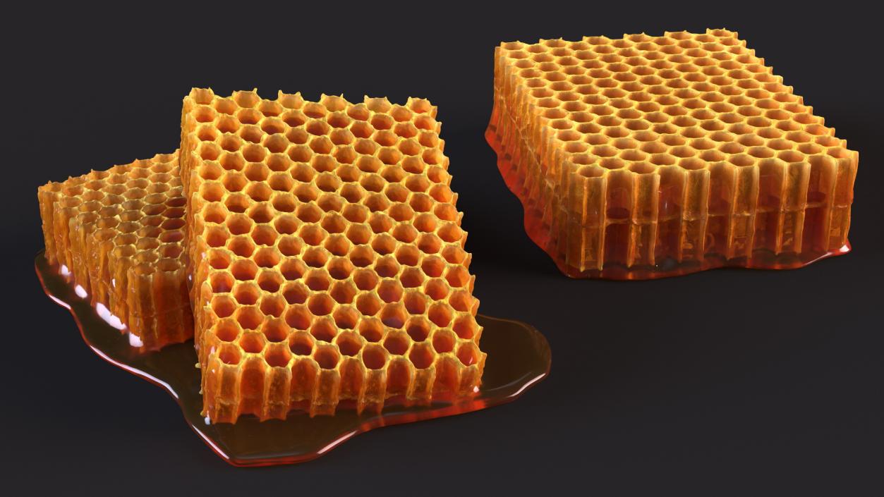 Honeycombs Set 3D model