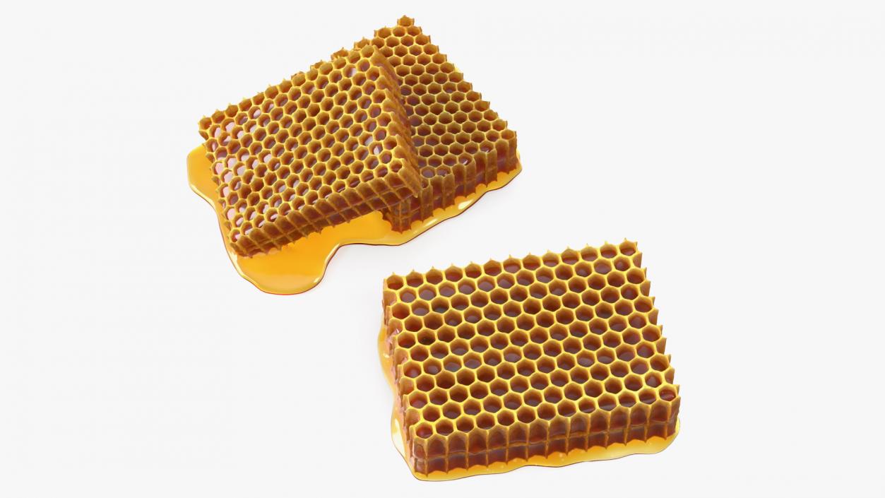 Honeycombs Set 3D model