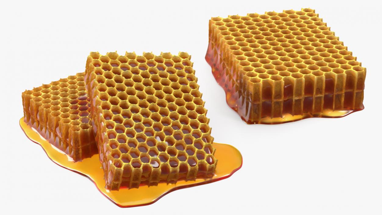 Honeycombs Set 3D model