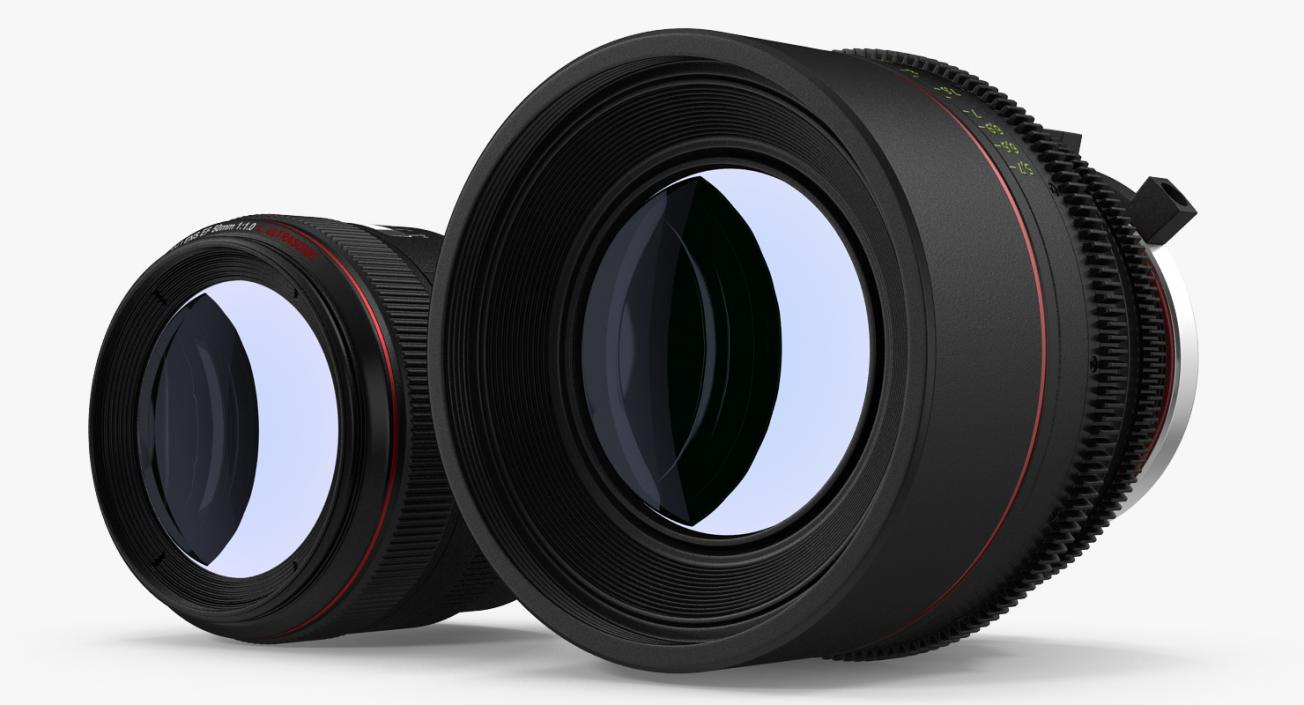 3D Canon Lens Collection