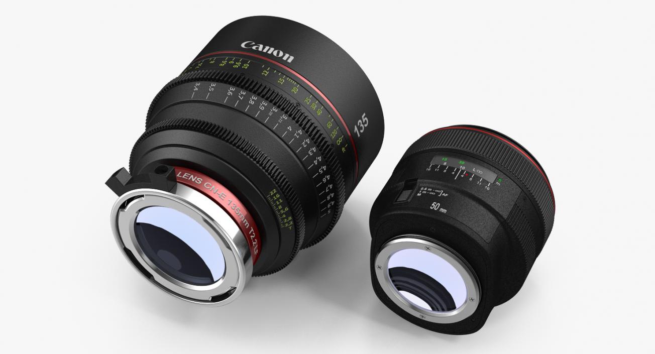 3D Canon Lens Collection