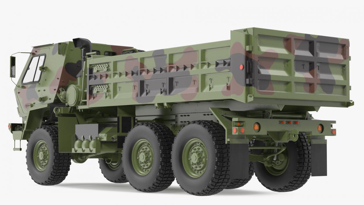 3D model Oshkosh FMTV 10 Ton Dump Truck Camo