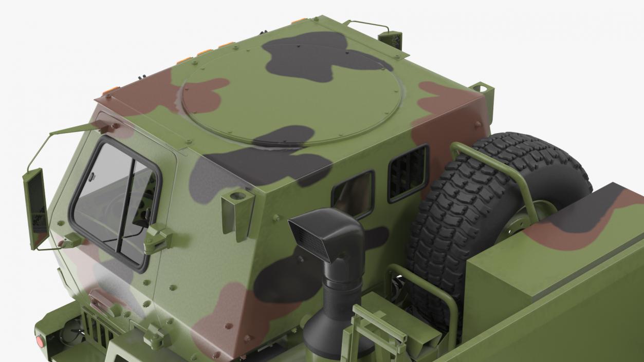 3D model Oshkosh FMTV 10 Ton Dump Truck Camo