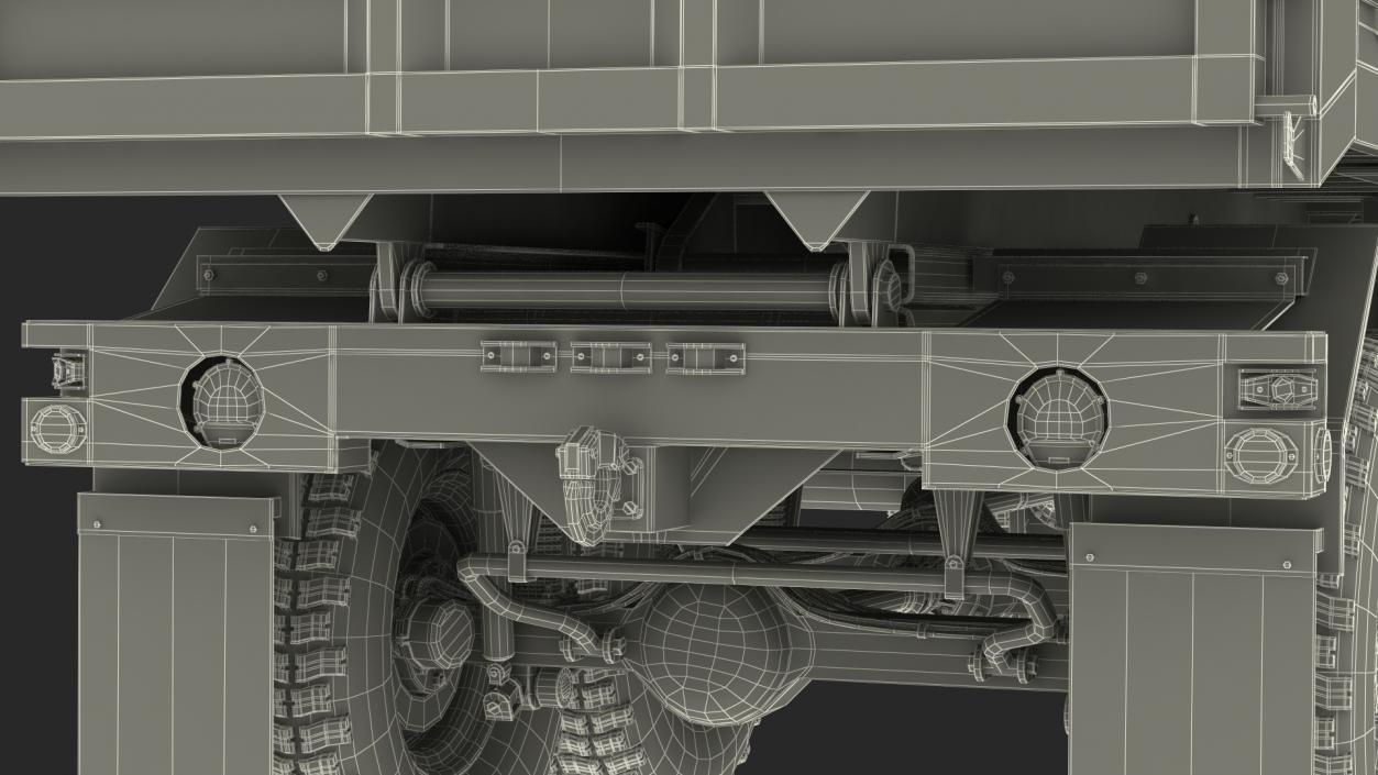 3D model Oshkosh FMTV 10 Ton Dump Truck Camo