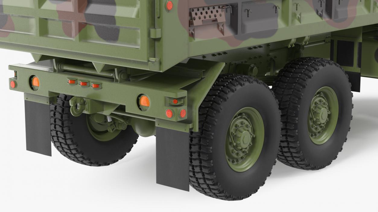 3D model Oshkosh FMTV 10 Ton Dump Truck Camo