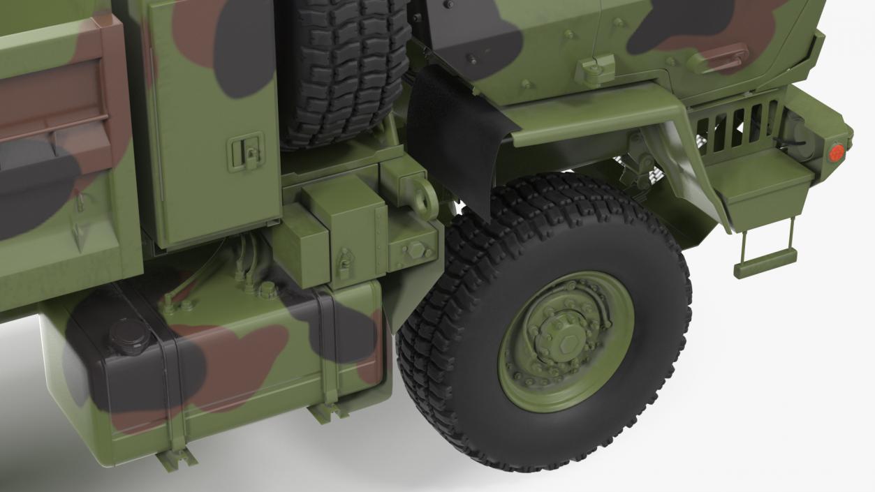 3D model Oshkosh FMTV 10 Ton Dump Truck Camo