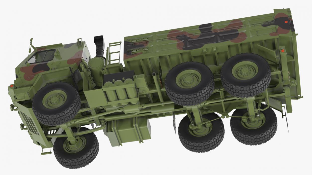 3D model Oshkosh FMTV 10 Ton Dump Truck Camo