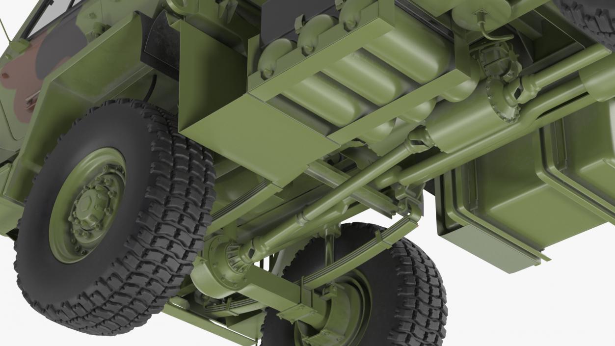 3D model Oshkosh FMTV 10 Ton Dump Truck Camo