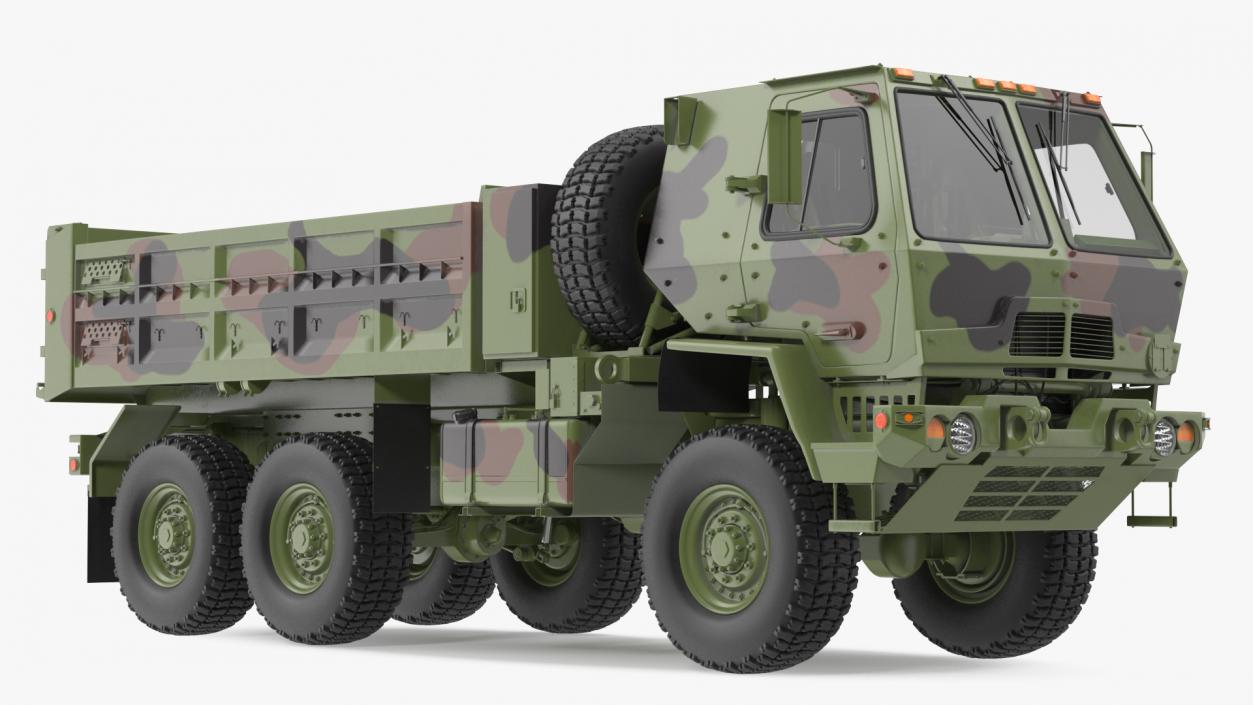 3D model Oshkosh FMTV 10 Ton Dump Truck Camo