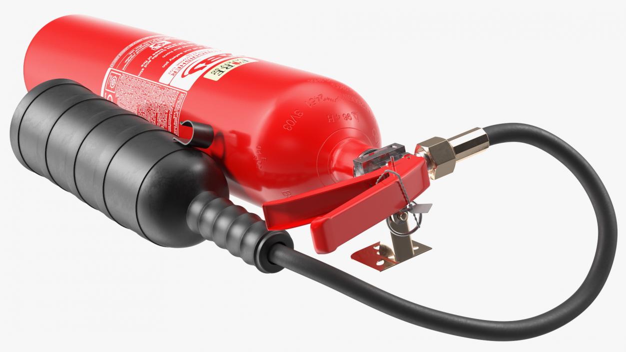 Fire Safety SG 5Kg CO2 Marine Fire Extinguisher 3D