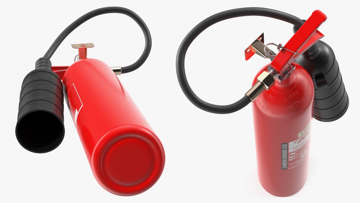 Fire Safety SG 5Kg CO2 Marine Fire Extinguisher 3D