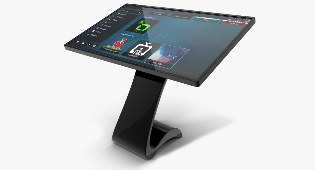 Multi Touch Information Kiosk 3D model