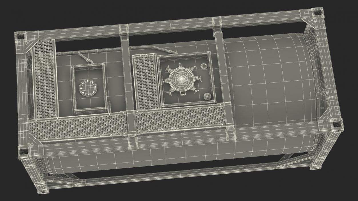 Standard ISO Tank Container 3D