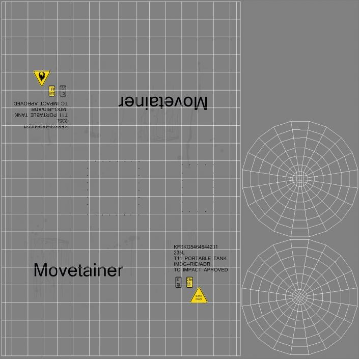 Standard ISO Tank Container 3D