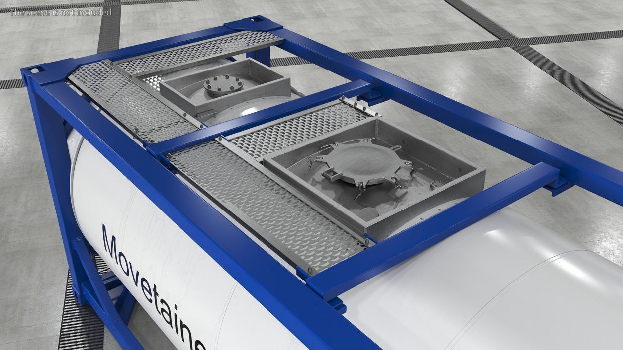 Standard ISO Tank Container 3D