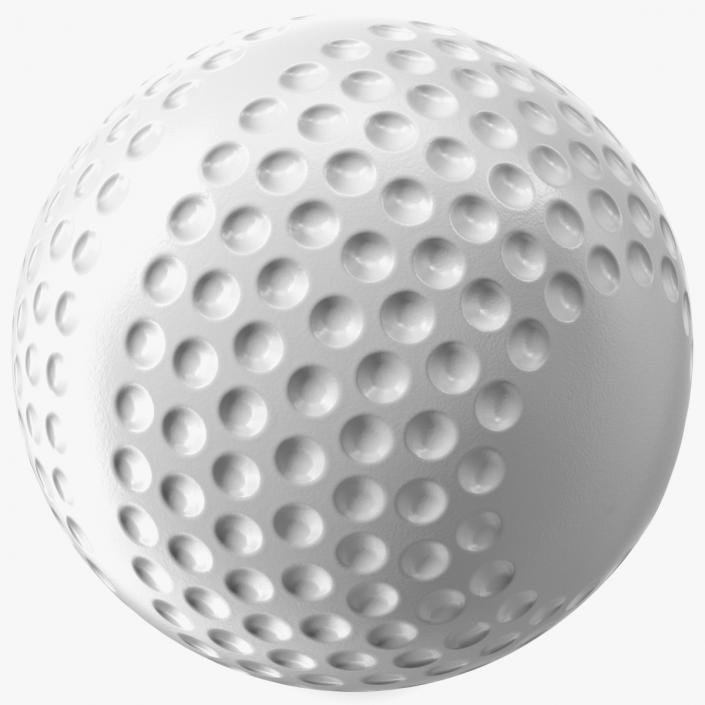 3D Field Hockey Ball White model