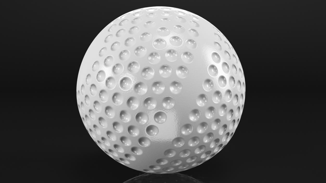 3D Field Hockey Ball White model