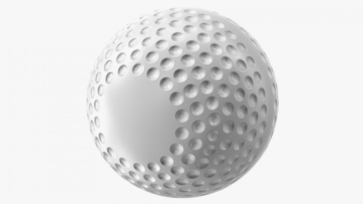 3D Field Hockey Ball White model