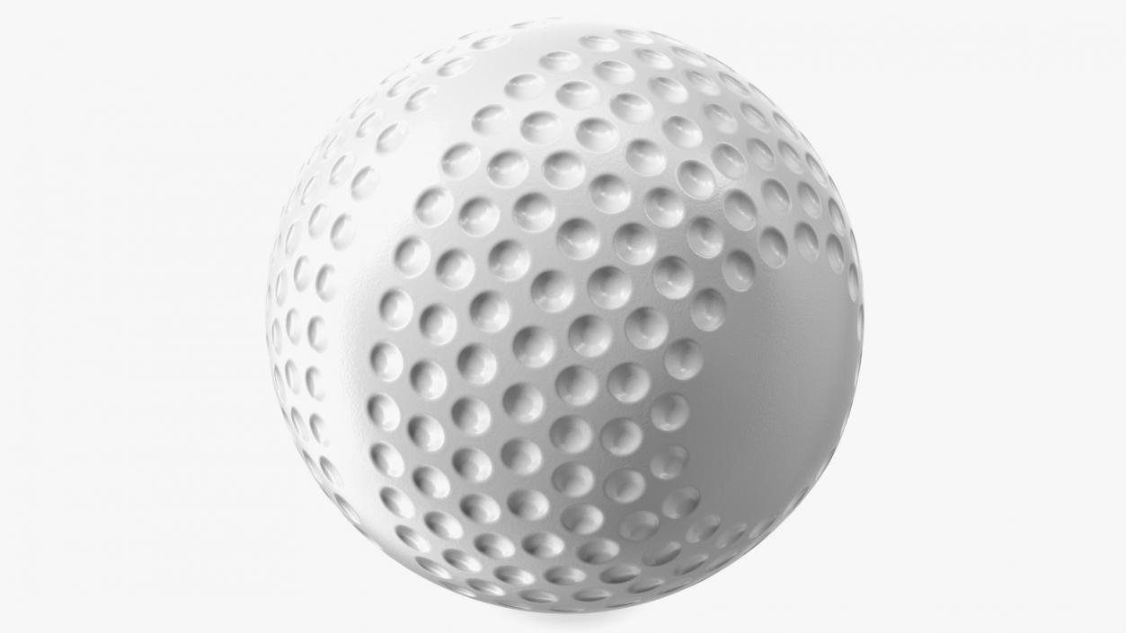 3D Field Hockey Ball White model