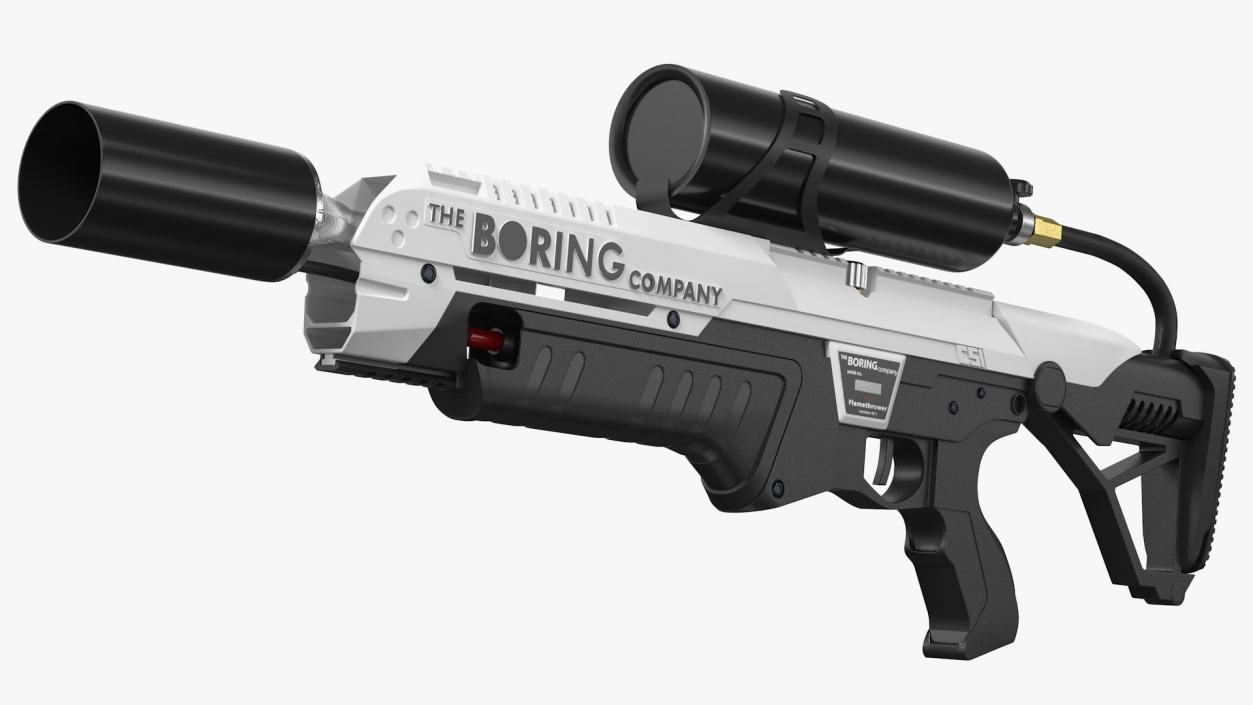 The Boring Company Not A Flamethrower 3D